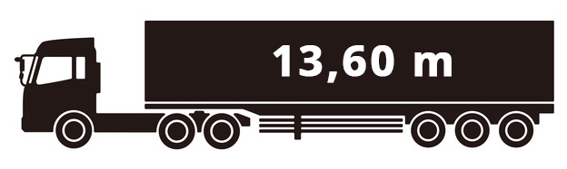 Ciężarówka 13,60m